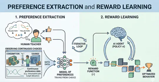 Preference Extraction and Reward Learning